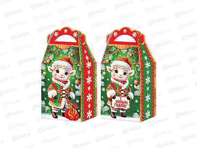 Коробка картонная 1,2кг ВЕЗУНЧИК 150*95*270/330 *70