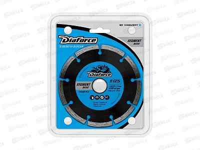 Диск алмазный DIAFORCE Segment Basic 125х22.23х7,5x1,9мм сухой рез *25