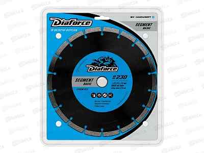 Диск алмазный DIAFORCE Segment Basic 230х22.23х7,5x2,4мм сухой рез *25