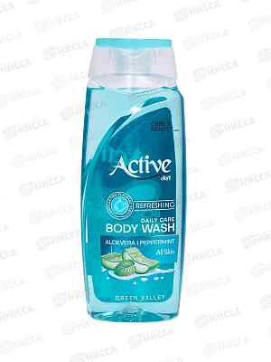 Active Гель душ парфюм Care&Beauty Освежающий с экст мяты и алоэ 400мл