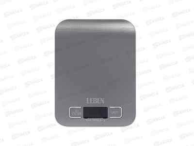 Весы кухонные LEBEN электронные, металл, 5кг, 268-065  г