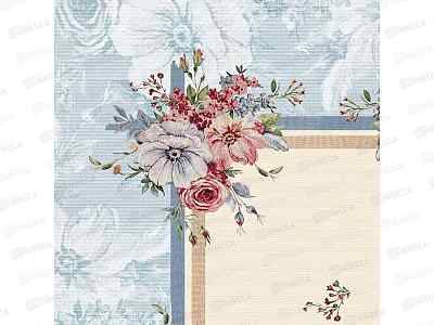Клеенка Grace ткань ПУ 1,5х15м 10отрезов 150*150см SX-NY636-01 127993