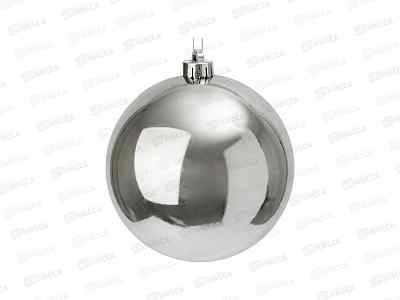 Шар 25см Глянец серебро 204-827
