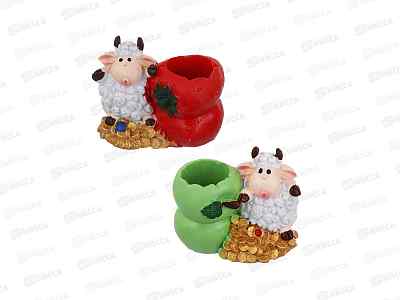 Фигурка Символ года с емкостью 5,5х4,5см, 2 вида, 398-892  г