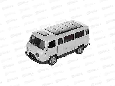 Машинка металл 1:36 (12,2х5х5,3см) инерц. белый, М1523-30А-2