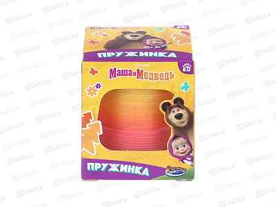 Игра пружинка Маша и Медведь 2203Z0630-R2 в коробке 7*6*6см
