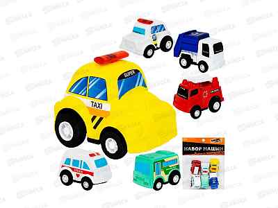 Набор машин Young Racer 2803-6YS Городская техника, FCJ0629889,504-918