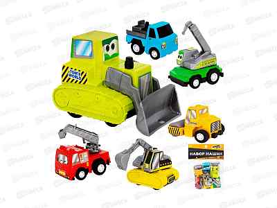 Набор машин Young Racer 2812-6YS Строител. техника, FCJ0629891,504-920
