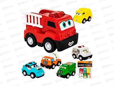 Набор машин Young Racer МК2835-6 Городская техника, FCJ0629891,505-670