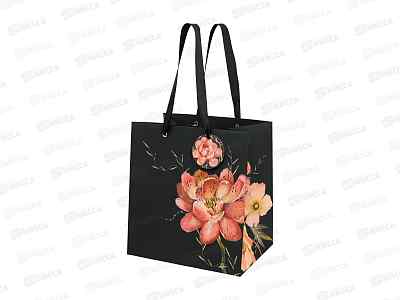 Пакет подар. B.V.  Flora.Розовое цветение, 25*23*17см 2-874/03