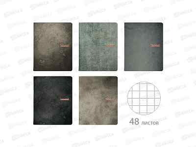 Тетрадь 48л кл. B.V. Flora  Stone  7-48-1391*5/60