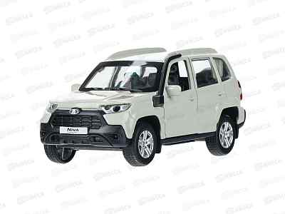 Машина &quotТЕХНОПАРК&quot металл LADA NIVA trevel, 12см, бежевый, 12-BG
