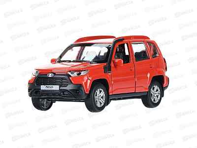 Машина &quotТЕХНОПАРК&quot металл LADA NIVA trevel, 12см, красный, 12-RD-NW