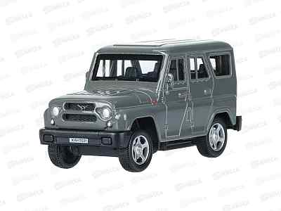 Машина &quotТЕХНОПАРК&quot металл UAZ Хантер, 10,5см, т-серый, 11-DGR