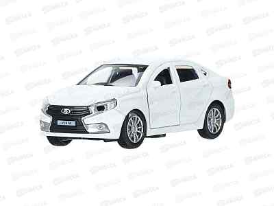 Машина &quotТЕХНОПАРК&quot металл LADA vesta, 11,5см, белый, 12-WH-NW