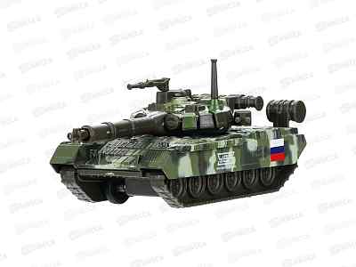 Модель металл &quotТЕХНОПАРК&quot Танк Т-90, 12см, инерц. SB-16-19-T90-M-WB