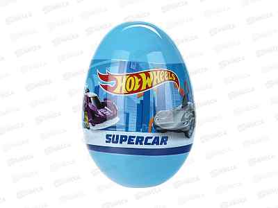Машина металл Хот Вилс 7см, яйцо 16см, HW-EGG-16