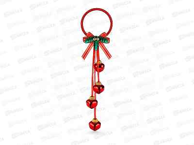 Украшение новог Кольцо красное 30см  DR-0620  528596