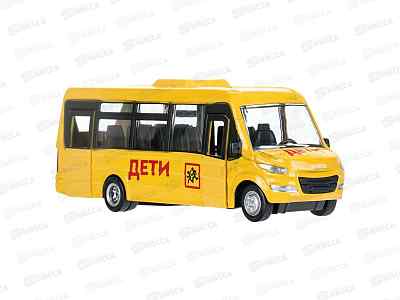 Машина &quotТЕХНОПАРК&quot металл Автобус IVECO DAILY vsn-410 Дети 15см