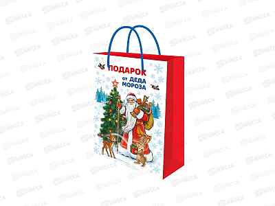 Пакет подарочный MI 32,4х44,5х10,2см (XL) В гостях у ДМ,157г ППК-1037