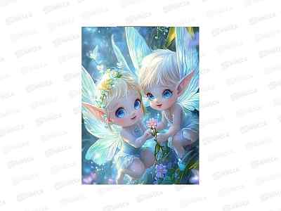 Мозаика алмазная &quotСказочные эльфы&quot 20*30 см МКА3020-47  489437