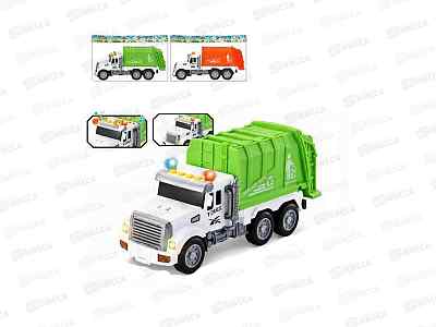Машинка инерц. Y25463086 &quotМусоровоз&quot 2 цвета, в коробке 16*8*24см