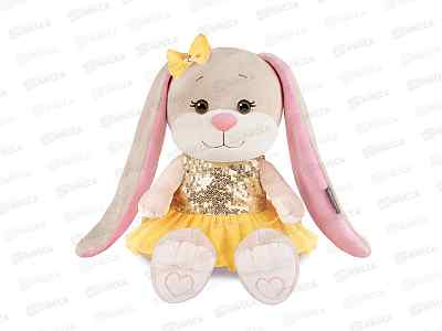 Зайка Jack&Lin Лин в желтом платье. 25см JL-4202316-25 коробка