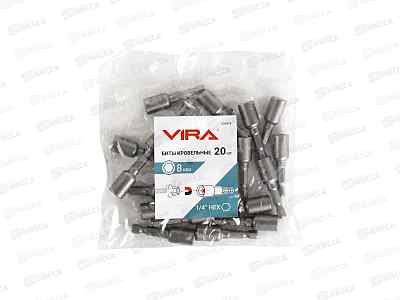 Бита для кровельных саморезов 8 х 48мм 20шт VIRA, 554478  *20