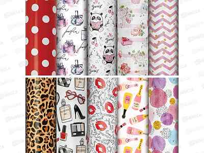 Бумага упак. ЗОЛОТАЯ СКАЗКА For Women 70*100см 10диз. мелов. 591915