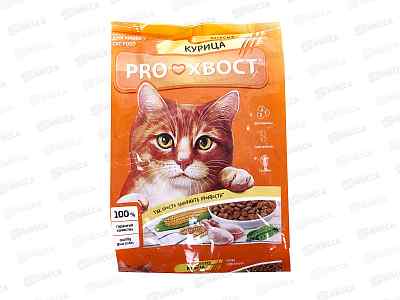 Корм ПРОХВОСТ для кошек сухой Курица 350г *18 155