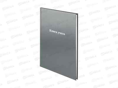 Кн.учета ATTACHE  96л А4 кл,б/в серый,1743627