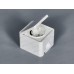 Розетка TDM открытой установки, заземляющий контакт, с крышкой, IP44 16А белый &quotОрель&quot, 0006 *200