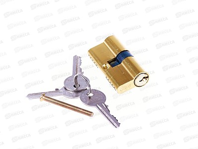 Личинка для замка (3 ключа) 60мм золото (044680) *12  Ж