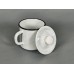 Кружка 1,0л с крышкой, с  декором С0207.3 *8