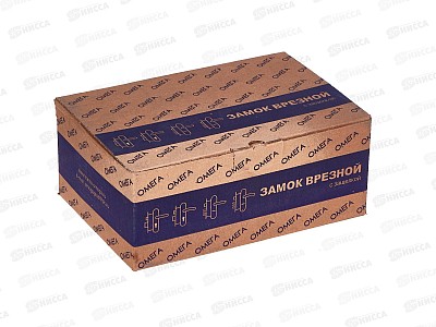 Замок врезной 3В7 03 цилиндровый 2 ключа бронза. Омега *10