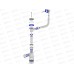 Сифон для кухни 1 1/2&quot х 40  с переливом  B0150  *35