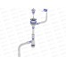 Сифон для мойки 3 1/2&quot х 40 с переливом с гибкой трубой 40х40/50 белый, B0148БЕЛ-20РS *20