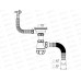 Сифон для мойки 3 1/2&quot х 40 с переливом с гибкой трубой 40х40/50 белый, B0148БЕЛ-20РS *20