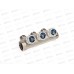 Коллектор резьбовой с вентилями FМ 3/4x3/4x1/2x3, Aqualink 04477 *2/20