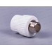 Муфта полипропилен комбинированная наружная резьба DN25*1/2 Aqualink, 03587 *10/140