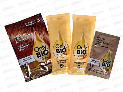 Only Bio COLOR крем-краска для волос 7,3 Сияющая карамель 115мл *15