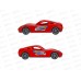 Машинка Turbo &quotV-MAX&quot красная 40см, И-5856  *6