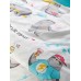 Комплект постельного белья 1,5спальный Перкаль WmeW Ленивцы 70765-1+70766-1 50*70(1) с кнопкой