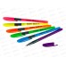 Ручка мас. FLEXoffice Maxxie Neon, 0.5мм синяя, корпус асс FO-GELB035N MIX BLUE *12