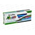 Ручка мас. FLEXoffice Maxxie Neon, 0.5мм синяя, корпус асс FO-GELB035N MIX BLUE *12