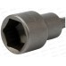 Ключ-насадка 17х65мм 1/4&quot магнитная Kranz, KR-92-0405-1