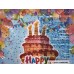 Салфетки 3 слойные 20 листов 33*33 Art Bouquet Home С днем рождения.42846*12