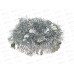 Мишура 002015 сердце блеск перелив 8см х 2м. серебро, AL-3368 *500