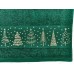 Полотенце махровое 50*90 +/- 2см Елки 07-164 зеленый