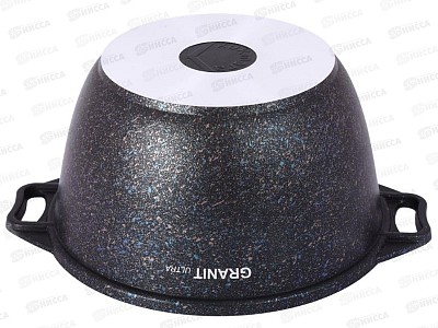 Кастрюля 3,0л Granit ultra blue со стеклянной крышкой АП кгг32а